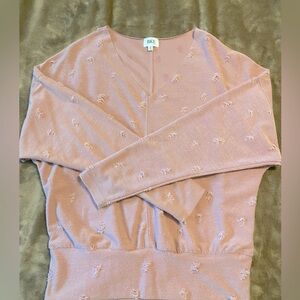 BKE 3/4 sleeve sweater blouse